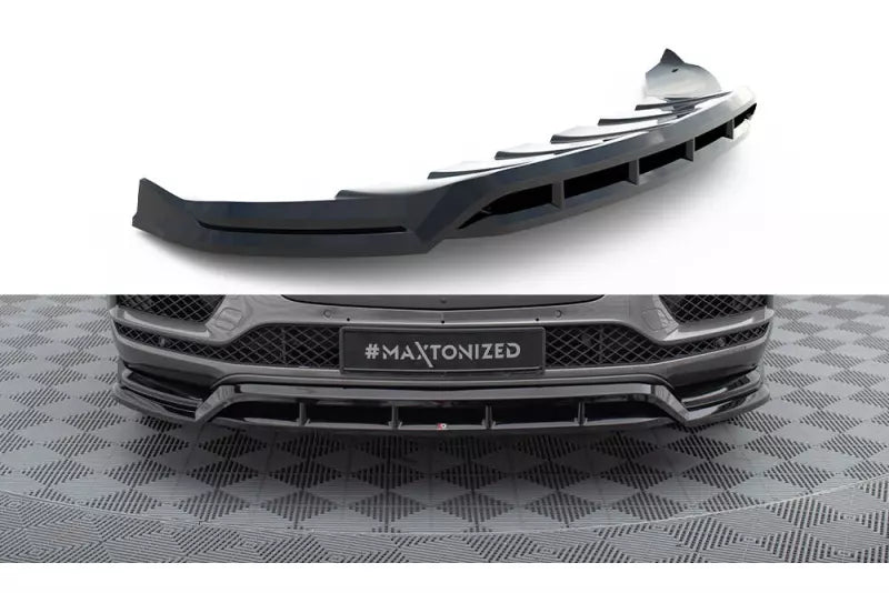 Maxton Design Frontlippe für Bentley Bentayga Mk1 Hochglanz schwarz – Ansicht 2