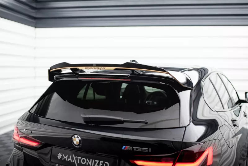 Maxton Design Heckspoiler Lippe für BMW M135i M-Performance F40 Hochglanz schwarz – Ansicht 1