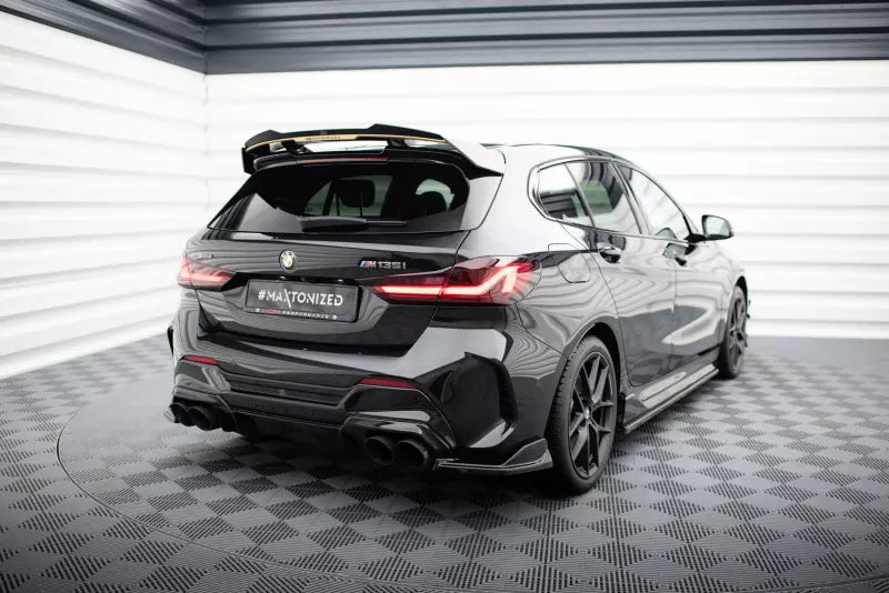 Maxton Design Heckspoiler Lippe für BMW M135i M-Performance F40 Hochglanz schwarz – Ansicht 3