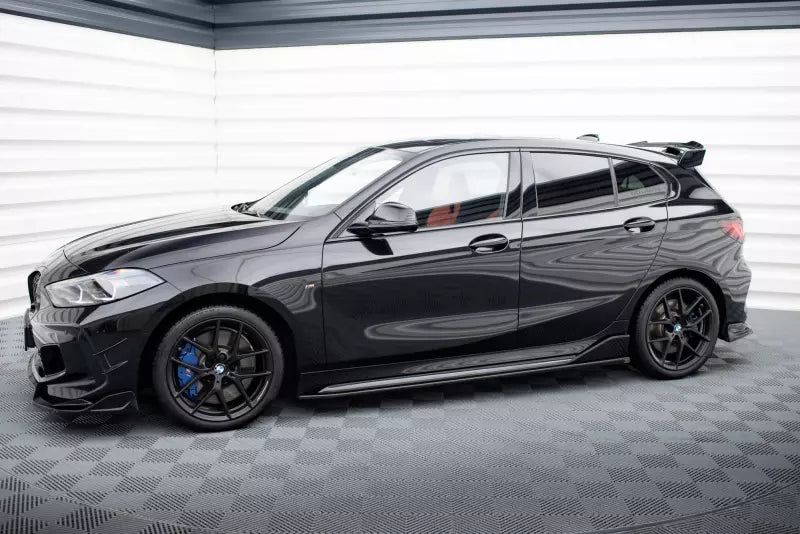 Maxton Design Seitenschweller (Paar) für BMW M135i M-Performance F40 Hochglanz schwarz – Ansicht 2