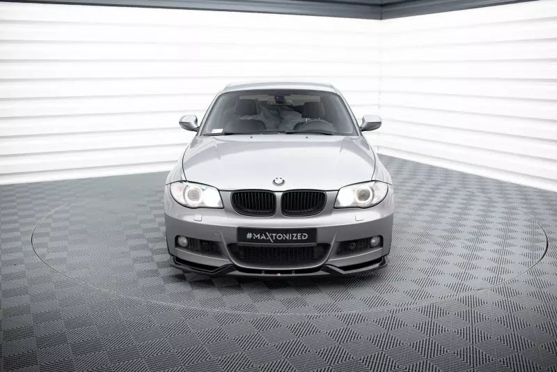 Maxton Design Frontlippe für BMW 1er M-Paket E82 Hochglanz schwarz – Ansicht 2