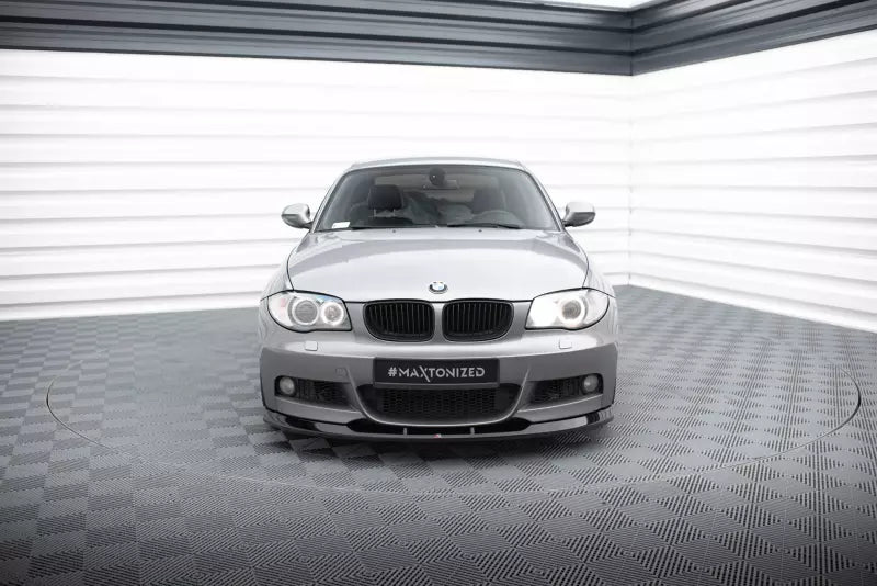 Maxton Design Frontlippe V.2 für BMW 1er M-Paket E82 Hochglanz schwarz – Ansicht 2