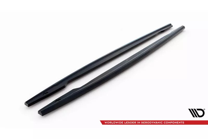 Maxton Design Seitenschweller (Paar) für BMW 1er M-Paket E82 Hochglanz schwarz – Ansicht 4