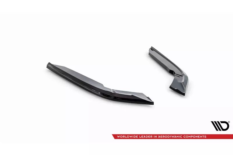 Maxton Design Diffusor Flaps (Paar) V.4 für BMW 4er Coupe M-Paket F32 Hochglanz schwarz – Ansicht 4
