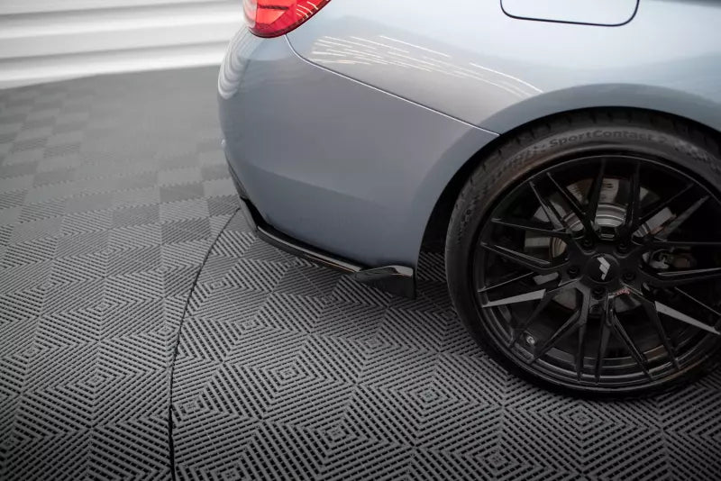 Maxton Design Diffusor Flaps (Paar) V.5 für BMW 4er Coupe M-Paket F32 Hochglanz schwarz – Ansicht 3