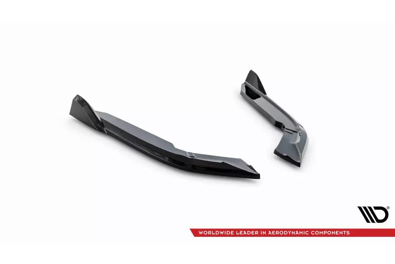 Maxton Design Diffusor Flaps (Paar) V.5 für BMW 4er Coupe M-Paket F32 Hochglanz schwarz – Ansicht 4