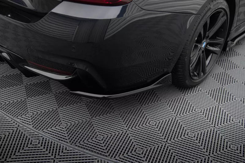 Maxton Design Diffusor Flaps (Paar) V.1 für BMW 4er Gran Coupe M-Paket F36 Hochglanz schwarz – Ansicht 1
