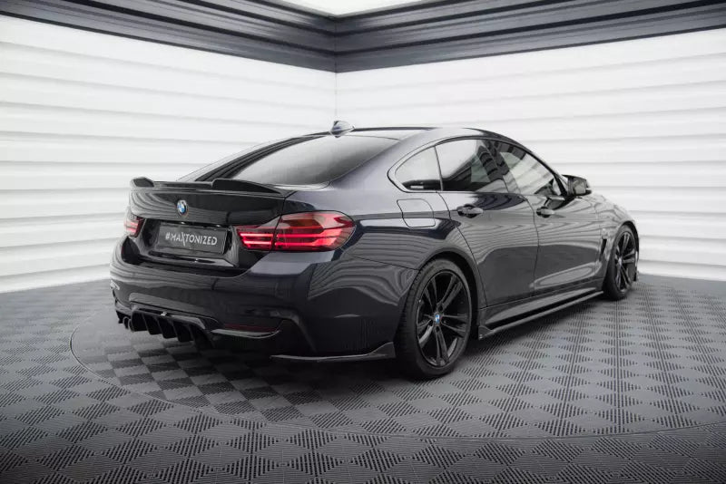 Maxton Design Diffusor Flaps (Paar) V.1 für BMW 4er Gran Coupe M-Paket F36 Hochglanz schwarz – Ansicht 2