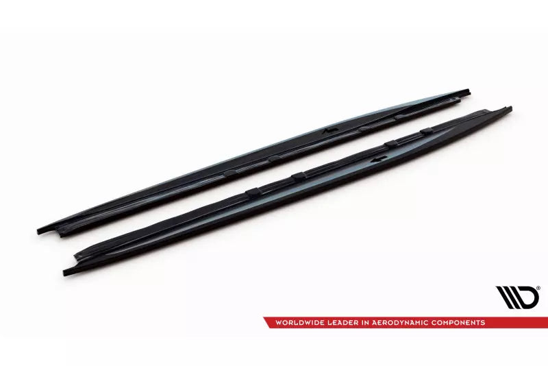 Maxton Design Seitenschweller (Paar) für Cupra Leon Aero Mk1 Hochglanz schwarz – Ansicht 4