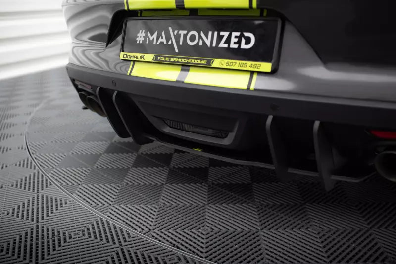Maxton Design Street Pro Heckdiffusor für Ford Mustang GT Mk6 Schwarz matt – Ansicht 3