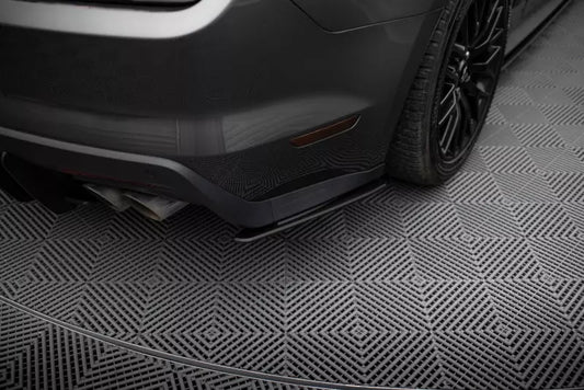 Maxton Design Street Pro Diffusor Flaps für Ford Mustang GT Mk6 Schwarz matt – Ansicht 1