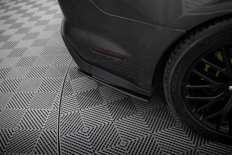 Maxton Design Street Pro Diffusor Flaps für Ford Mustang GT Mk6 Schwarz matt – Ansicht 2