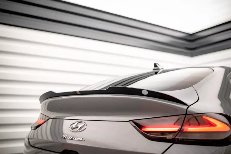 Maxton Design Heckspoiler Lippe für Hyundai I30 Fastback N-Line Mk3 Facelift Hochglanz schwarz – Ansicht 1