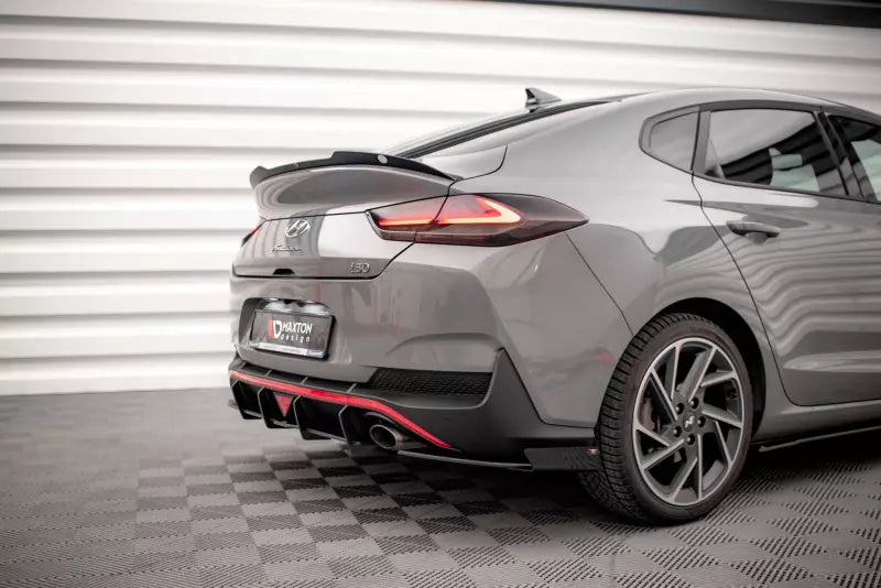 Maxton Design Heckspoiler Lippe für Hyundai I30 Fastback N-Line Mk3 Facelift Hochglanz schwarz – Ansicht 2