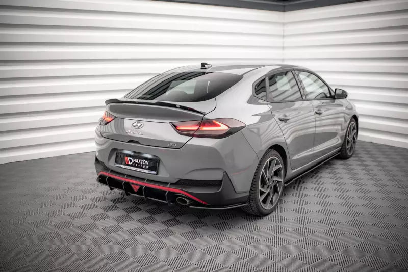 Maxton Design Street Pro Heckdiffusor für Hyundai I30 Fastback N-Line Mk3 Facelift Schwarz matt – Ansicht 2