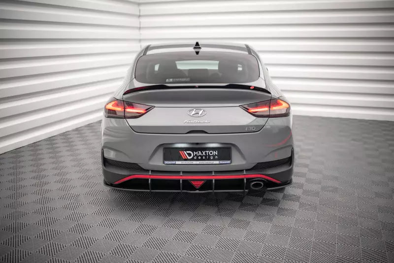 Maxton Design Street Pro Heckdiffusor für Hyundai I30 Fastback N-Line Mk3 Facelift Schwarz matt – Ansicht 3
