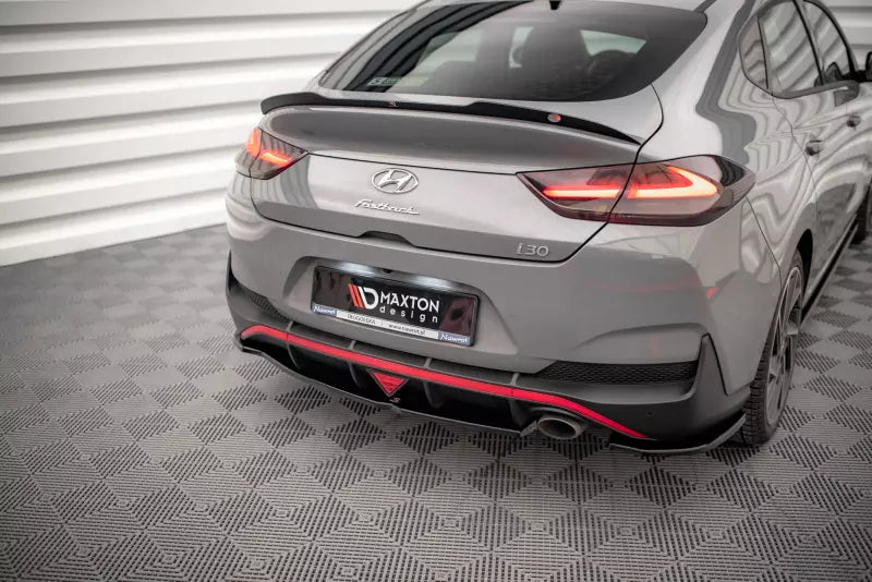 Maxton Design Diffusor Flaps für Hyundai I30 Fastback N-Line Mk3 Facelift Hochglanz schwarz – Ansicht 4