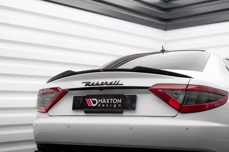 Maxton Design Heckspoiler Lippe für Maserati Granturismo S Mk1 Hochglanz schwarz – Ansicht 1