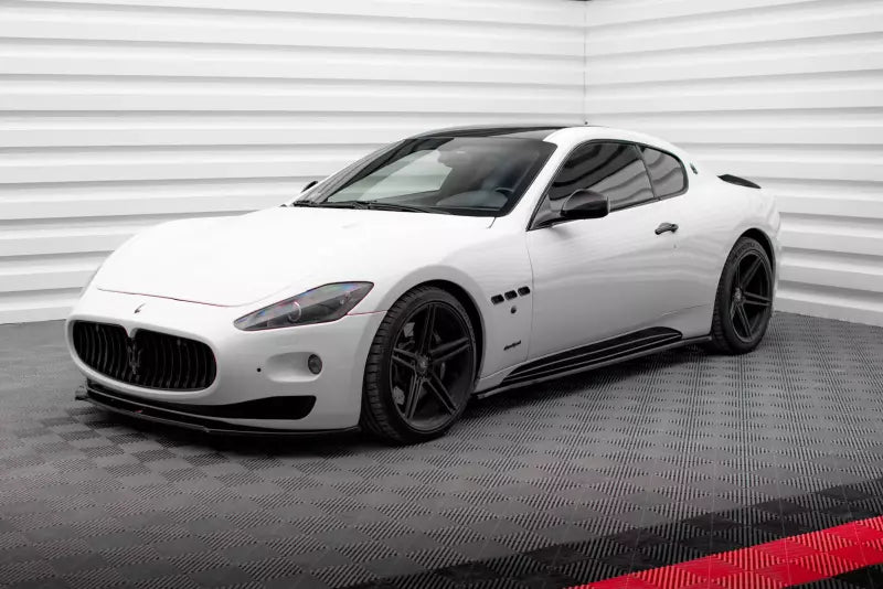 Maxton Design Seitenschweller (Paar) für Maserati Granturismo S Mk1 Hochglanz schwarz – Ansicht 3