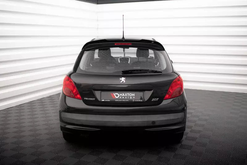 Maxton Design Heckspoiler Lippe für Peugeot 207 Sport Hochglanz schwarz – Ansicht 2