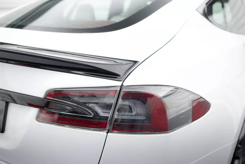 Maxton Design Heckspoiler 3D für Tesla Model S Plaid Mk1 Facelift Hochglanz schwarz – Ansicht 3