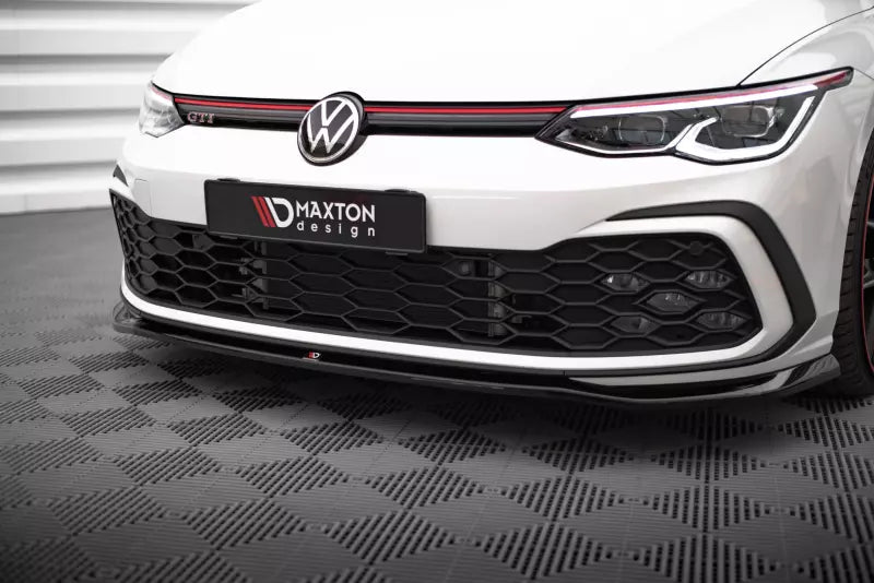 Maxton Design Frontlippe V.7 für VW Golf GTI / GTD / R-Line / GTE Hochglanz schwarz – Ansicht 1