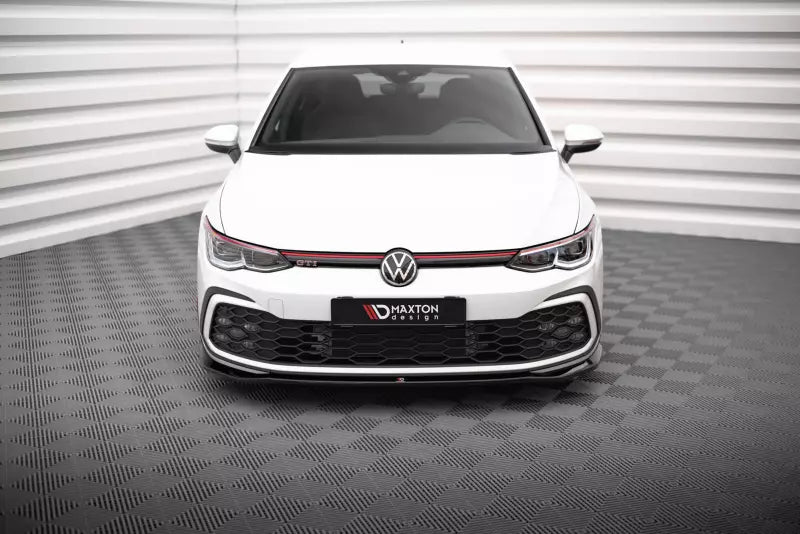 Maxton Design Frontlippe V.7 für VW Golf GTI / GTD / R-Line / GTE Hochglanz schwarz – Ansicht 2