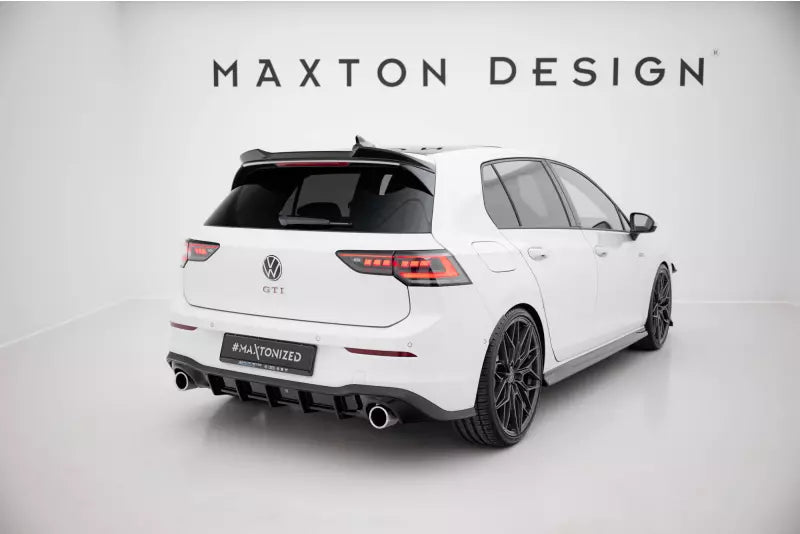 Maxton Design Heckdiffusor V.3 für VW Golf 8 GTI / GTD / GTE / R-Line Hochglanz schwarz – Ansicht 2