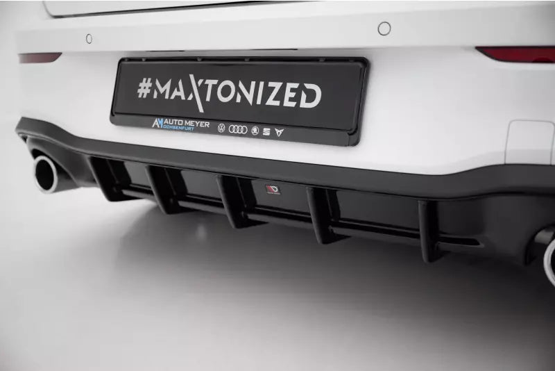 Maxton Design Heckdiffusor V.3 für VW Golf 8 GTI / GTD / GTE / R-Line Hochglanz schwarz – Ansicht 3