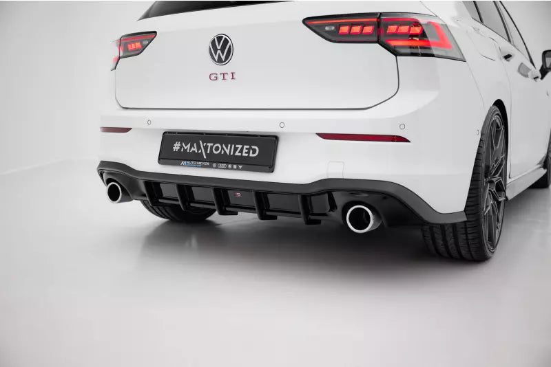 Maxton Design Heckdiffusor V.3 für VW Golf 8 GTI / GTD / GTE / R-Line Hochglanz schwarz – Ansicht 4