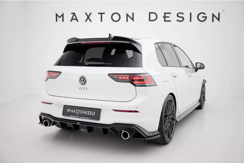 Maxton Design Diffusor Flaps V.3 für Volkswagen Golf 8 GTI Hochglanz schwarz – Ansicht 2