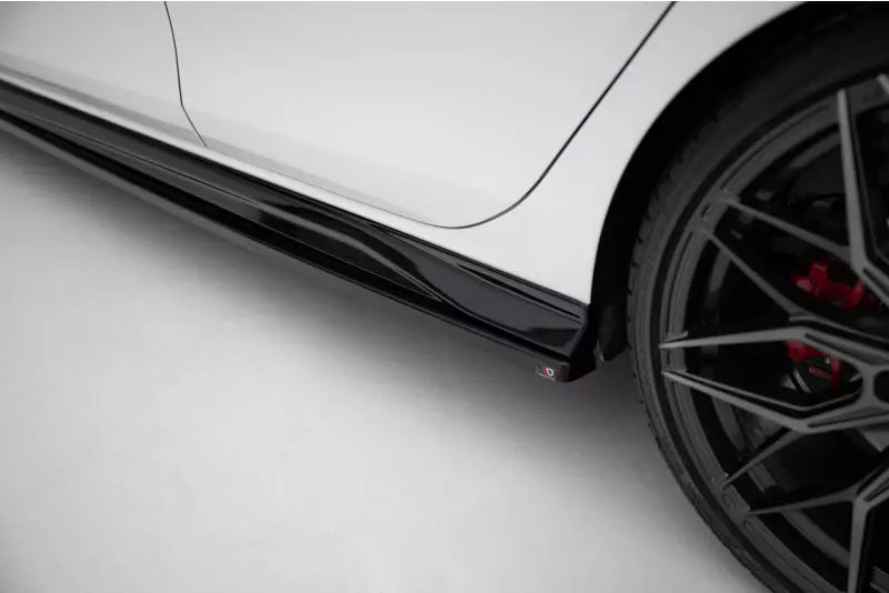 Maxton Design Seitenschweller (Paar) für VW Golf 8 GTI / GTI Clubsport / R-Line Hochglanz schwarz – Ansicht 3