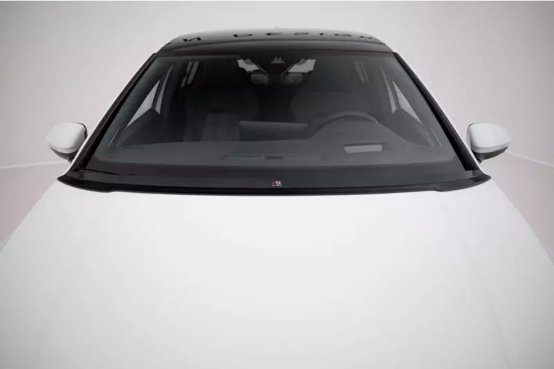 Maxton Design Verlängerung der Motorhaube für Volkswagen Golf 8 Hochglanz schwarz – Ansicht 3