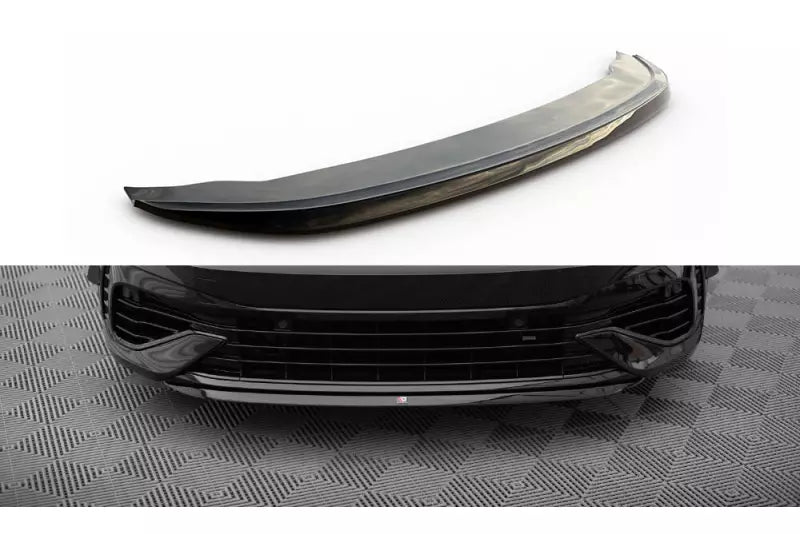 Maxton Design Frontlippe V.7 für Volkswagen Golf 8 R Hochglanz schwarz – Ansicht 2