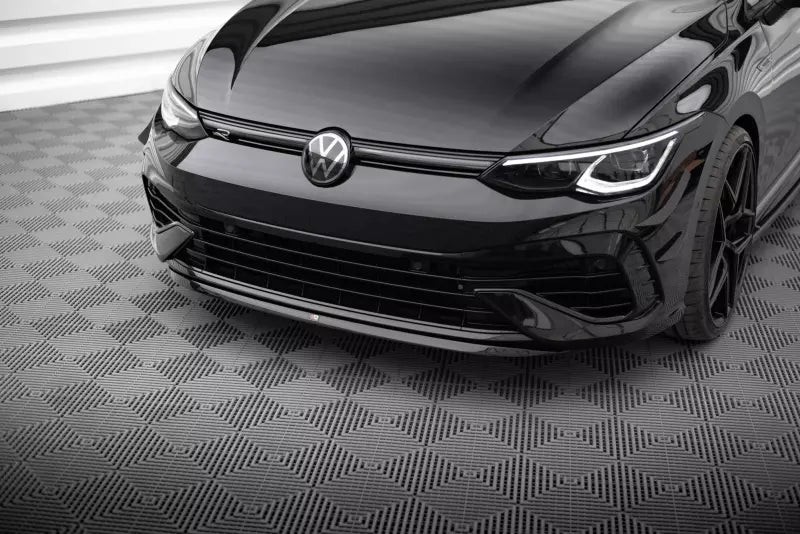 Maxton Design Frontlippe V.7 für Volkswagen Golf 8 R Hochglanz schwarz – Ansicht 3