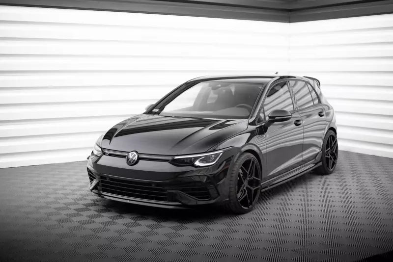 Maxton Design Frontlippe V.7 für Volkswagen Golf 8 R Hochglanz schwarz – Ansicht 4