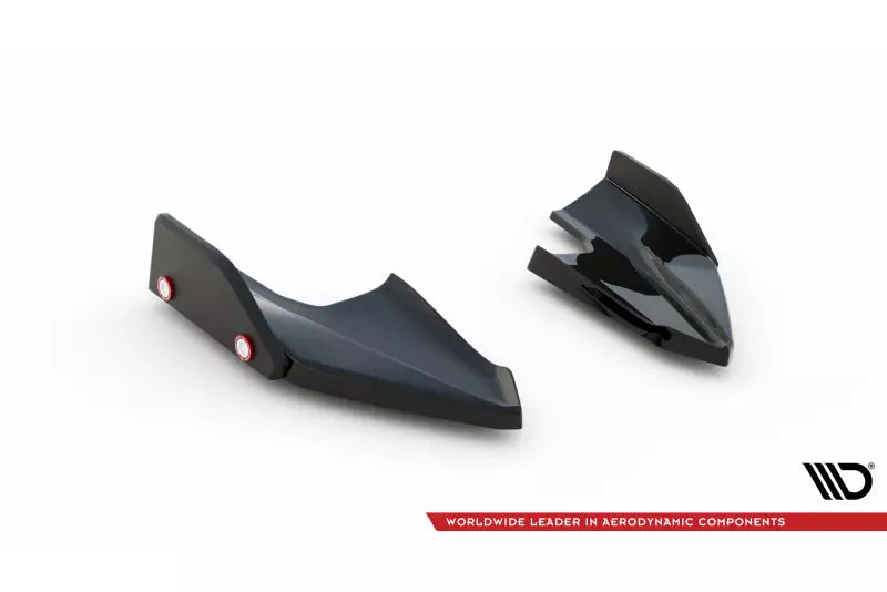 Maxton Design Diffusor Flaps mit Flaps V.5 für Volkswagen Golf 8 R Hochglanz schwarz – Ansicht 4