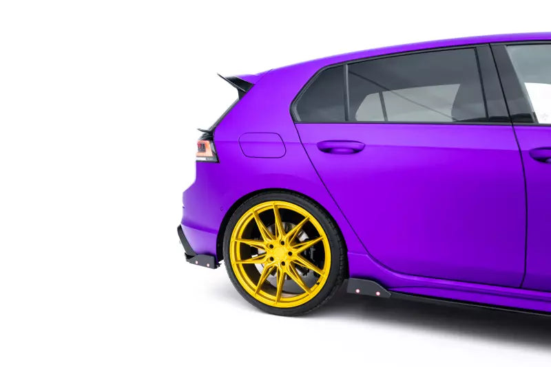 Maxton Design Diffusor Flaps mit Flaps V.6 für Volkswagen Golf 8 R Hochglanz schwarz – Ansicht 3