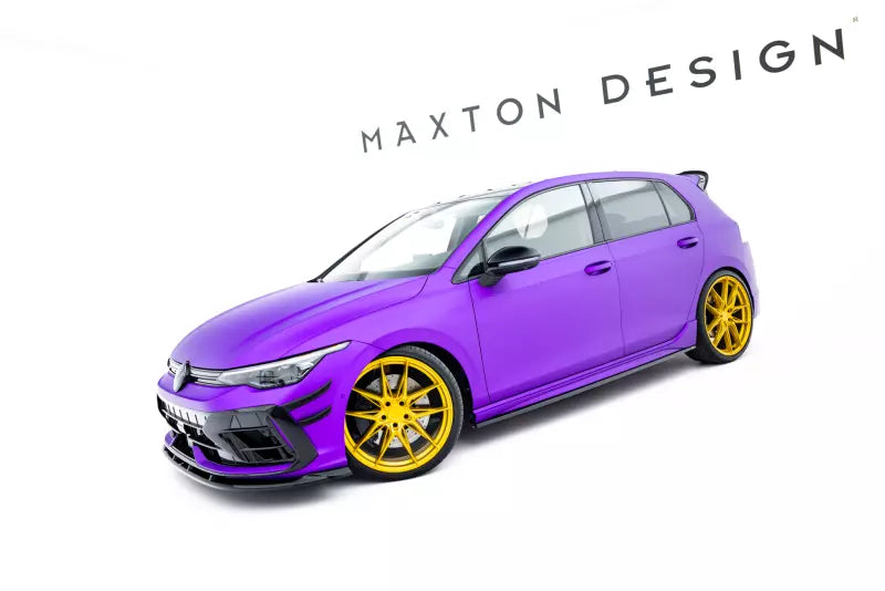 Maxton Design Seitenschweller (Paar) V.3 für VW Golf 8 R Hochglanz schwarz – Ansicht 2