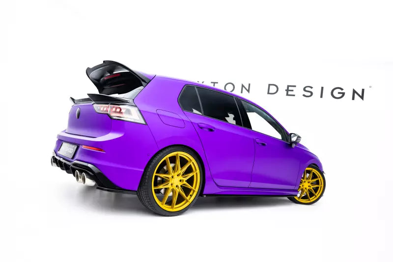 Maxton Design Seitenschweller (Paar) V.3 für VW Golf 8 R Hochglanz schwarz – Ansicht 3