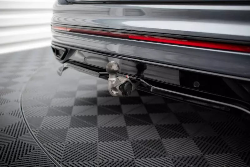 Maxton Design Heckdiffusor DTM Look für Volkswagen Tiguan Allspace R-Line Mk2 Facelift Hochglanz schwarz – Ansicht 4