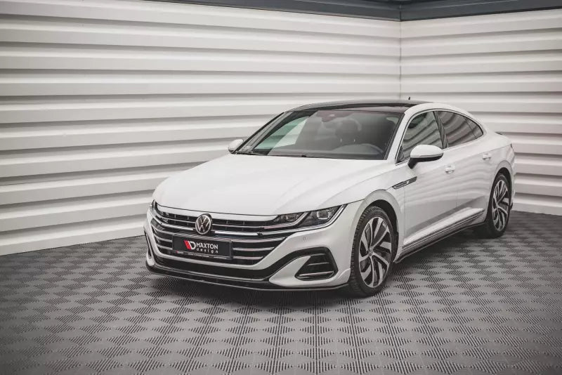 Maxton Design Street Pro Frontlippe für VW Arteon R-Line Facelift Schwarz matt – Ansicht 3