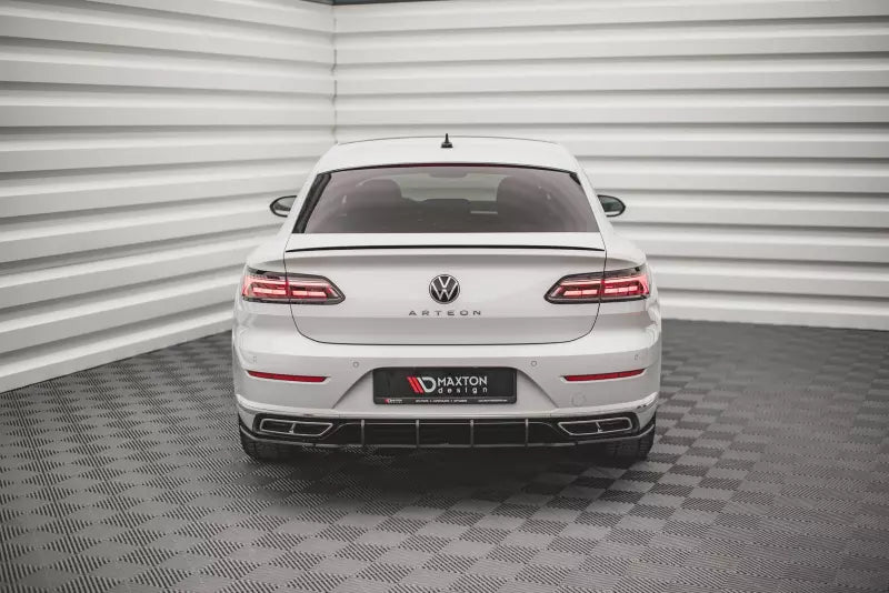 Maxton Design Street Pro Diffusor Flaps für Volkswagen Arteon R-Line Facelift Schwarz matt – Ansicht 1