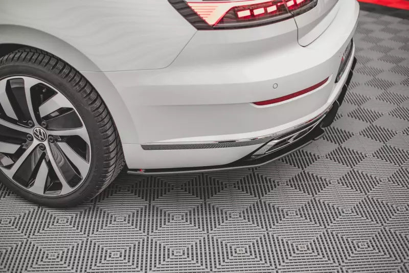 Maxton Design Street Pro Diffusor Flaps für Volkswagen Arteon R-Line Facelift Schwarz matt – Ansicht 3
