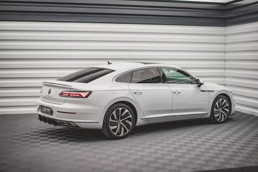 Maxton Design Street Pro Seitenschweller (Paar) für VW Arteon R/ R-Line Facelift Schwarz matt – Ansicht 1