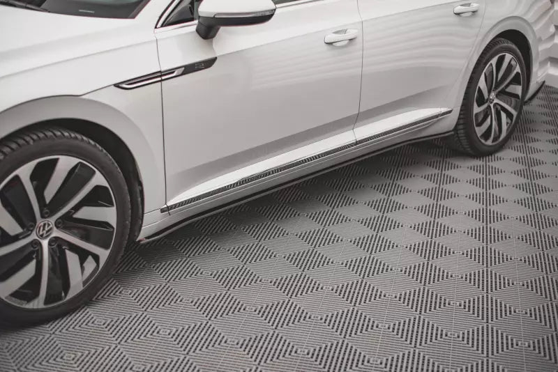 Maxton Design Street Pro Seitenschweller (Paar) für VW Arteon R/ R-Line Facelift Schwarz matt – Ansicht 3