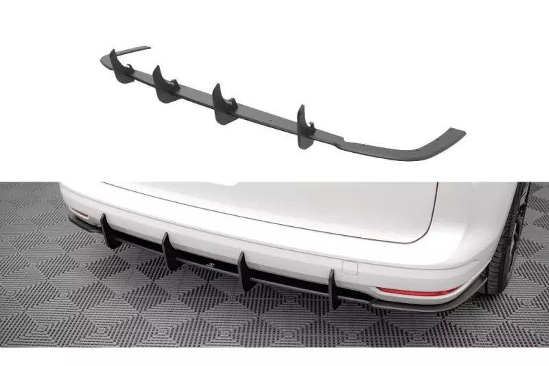 Maxton Design Street Pro Heckdiffusor für VW Caddy Mk5 Schwarz matt – Ansicht 2