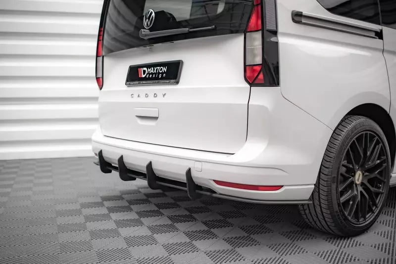 Maxton Design Street Pro Heckdiffusor für VW Caddy Mk5 Schwarz matt – Ansicht 3