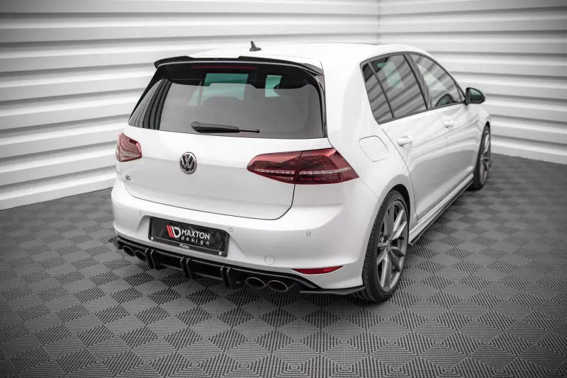 Maxton Design Street Pro Diffusor Flaps für Volkswagen Golf 7 R Schwarz matt – Ansicht 3