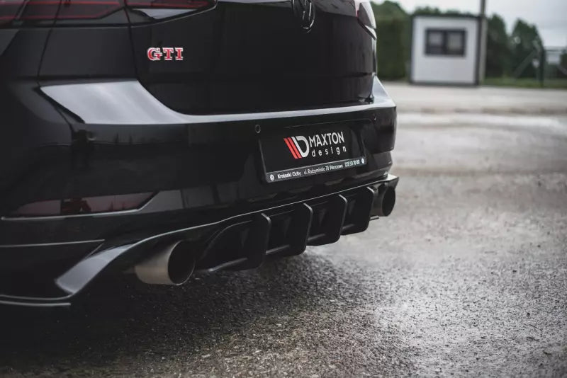 Maxton Design Street Pro Heckdiffusor für VW Golf 7 GTI TCR Schwarz matt – Ansicht 2